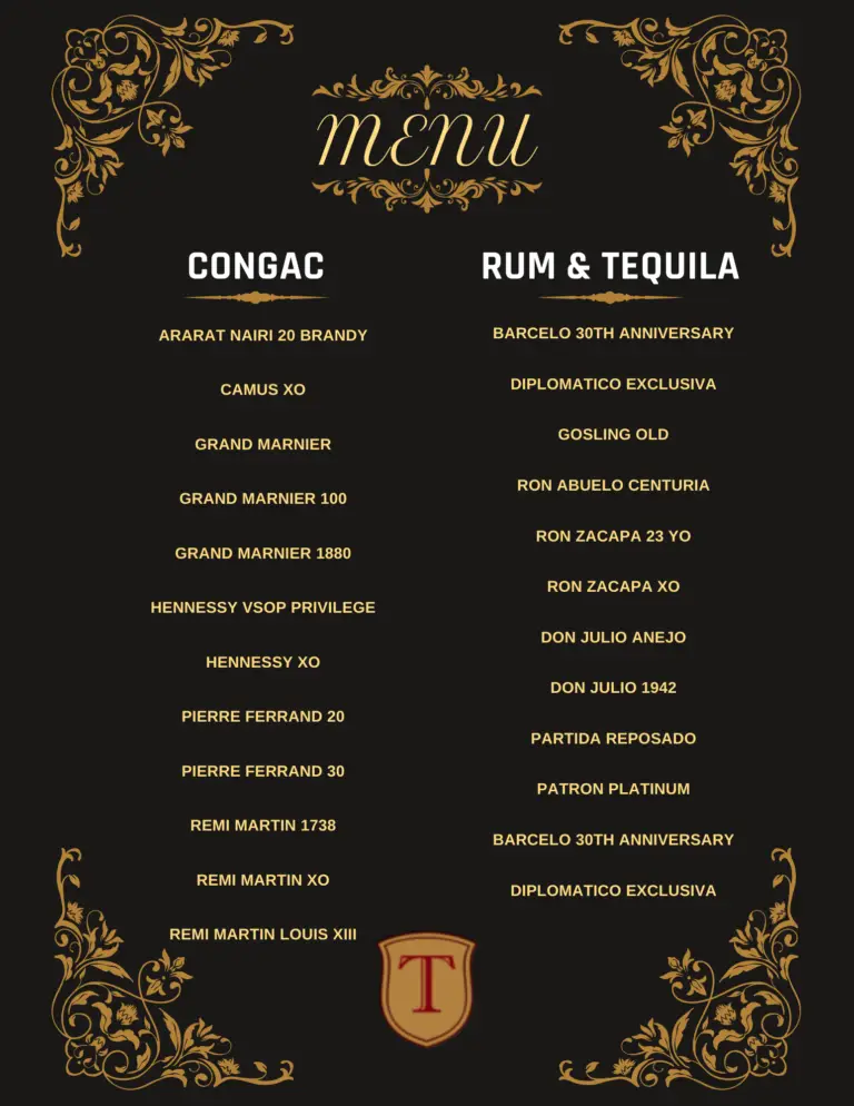 Congac & Rum